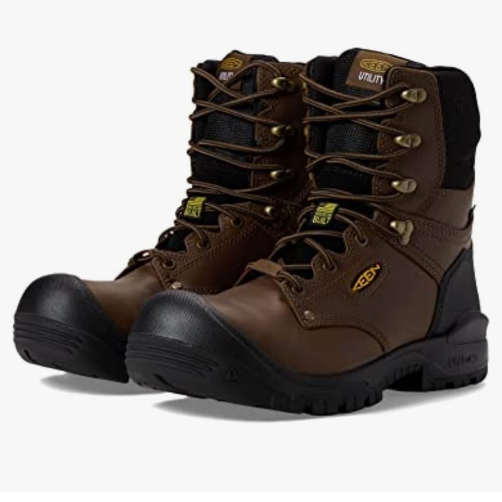 Keen Men's Dark Brown Utility Boots